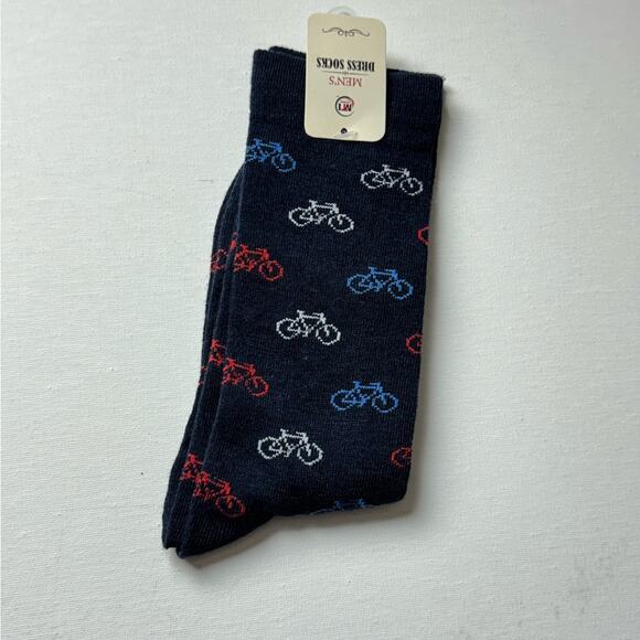 Bicycle Print  Logo Design Multi-color Style Crew Socks
  NWT - Picture 6 of 6
